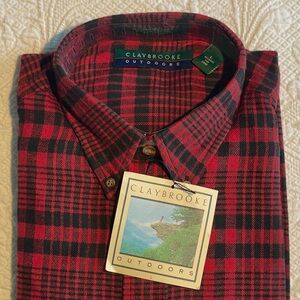 Claybrooke Outdoors Flannel Plaid Shirt